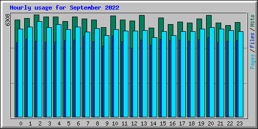 Hourly usage for September 2022