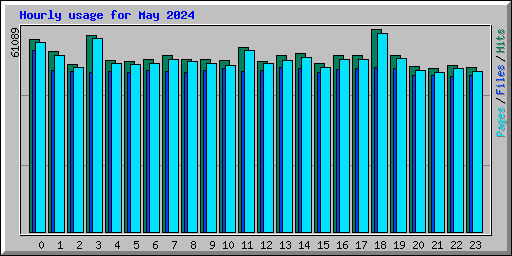 Hourly usage for May 2024